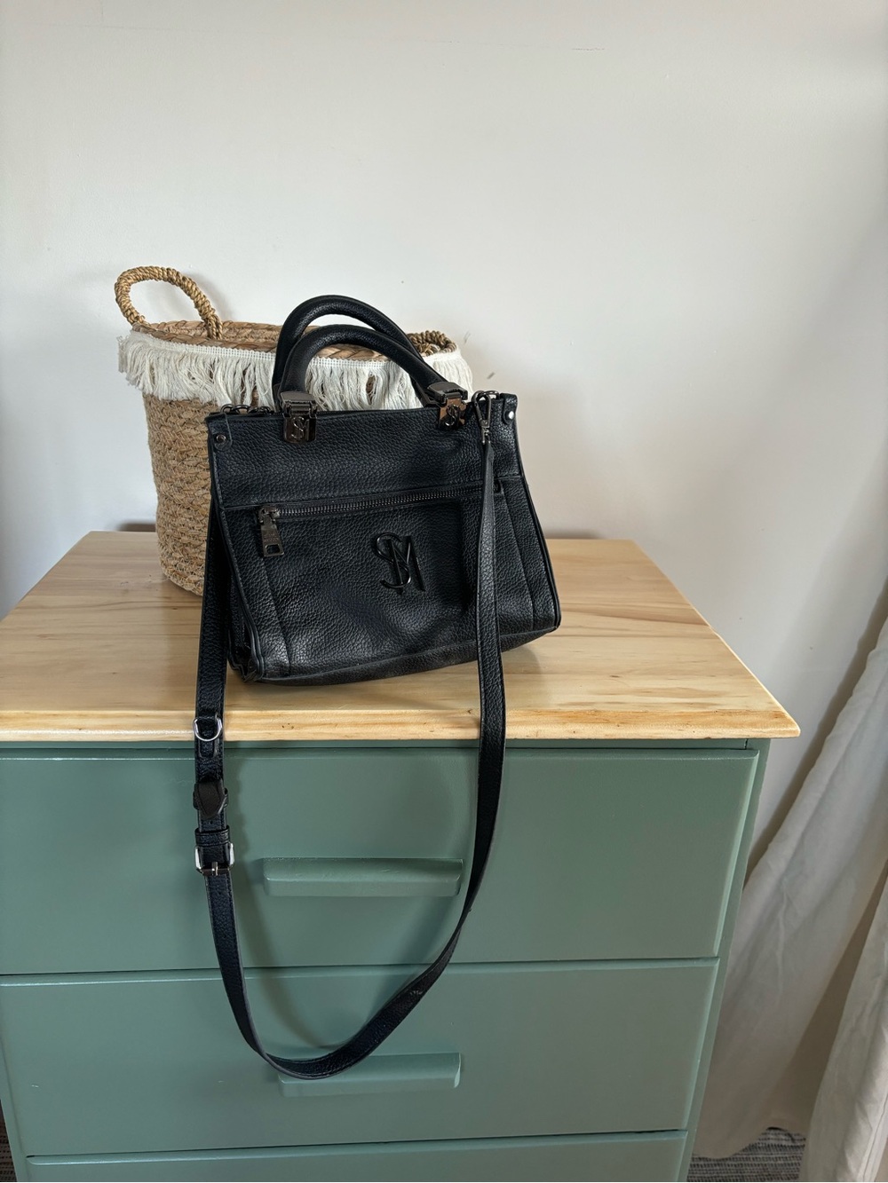 Steve Madden Black Purse